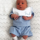 Baby Boys Gingham Summer Shorts Set