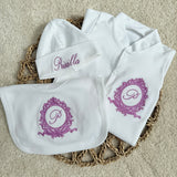 Babys Personalised Coming Home Outfit Gift Set