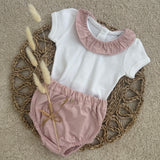 Babidu Baby Girls Bodysuit & Shorts