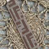 Brown Fendi Inspired Handmade Dummy Clip