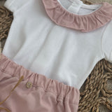 Babidu Baby Girls Bodysuit & Shorts