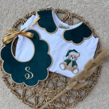 Baby Boys Handmade Christmas Bear Set