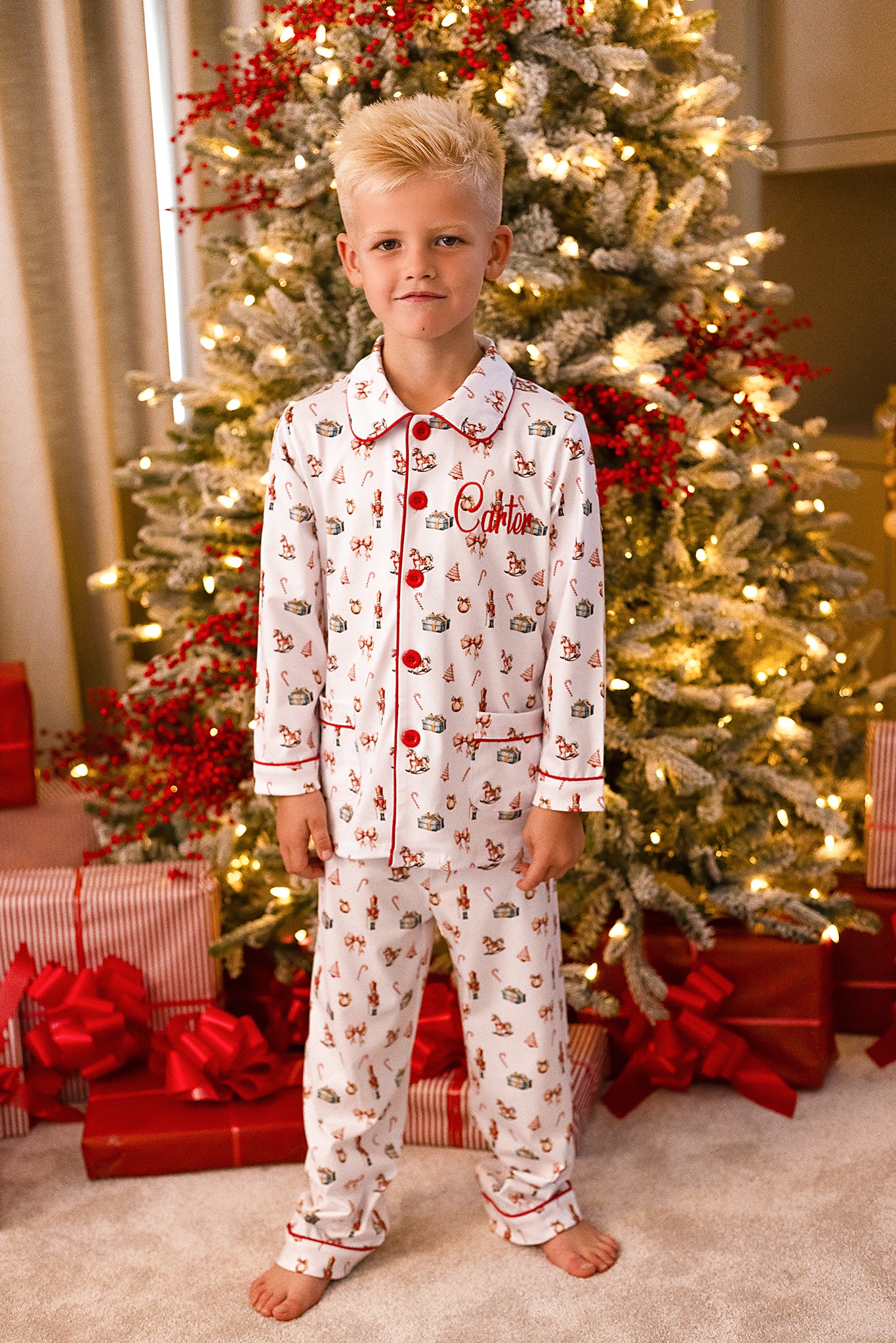 PRE ORDER Boy's Christmas Nutcracker Pyjamas – Perfect Little Thing