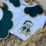 Baby Boys Handmade Christmas Bear Set