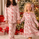 PRE-ORDER Girls Christmas Toile Print Nightie
