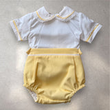 Baby Girls Lemon Shirt and Bloomers