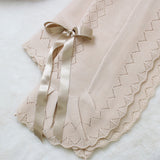 Baby Spanish Luxury Beige Knitted Shawl