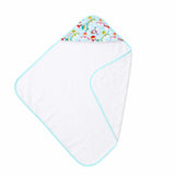 Perfect Little Thing Christmas Snowman Print Hooded Towel