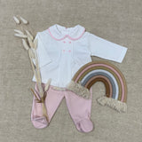 Perfect Little Thing Soft Shirt & Trouser Set - Pink