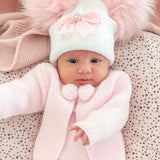 Baby Girls Pom Pom Suit 2 Piece Set - Pink