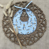 New Peter Rabbit Blue Handmade Bib