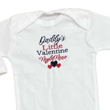 Valentines Day Daddy's Little Valentine - Name