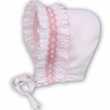 Sarah Louise Pink Hand Socked Bonnet