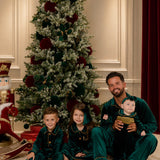 PRE-ORDER The Mayfair Collection Emerald Edition – Personalised Girls’ Luxury Velvet Christmas Dress