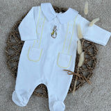 Peter Rabbit White & Lemon Sleepsuit