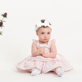 Baby Girls Pink & White Gingham Dress