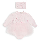 Caramelo Kids Baby Girls Tulle Dress & Headband Set