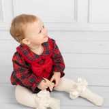 CARAMELO KIDS Baby Girls Red Tartan Romper