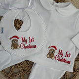 My 1st Christmas Teddy Bear Baby Set