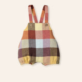 NEW SEASON Mac ilusion Boy's Checked Dungarees & Top - 3 Month