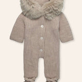 NEW SEASON Mac Ilusion Unisex Beige Pramsuit - 0-3 Month