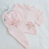 Baby Girls Pink Hot Air Balloon Set