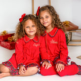 PRE-ORDER Girls Christmas Red & Tartan Nightie