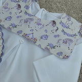 Baby Girls Lilac Carousel Bib & Outfit