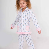 Girls Peter Rabbit Print Cotton Pjs-March Delivery