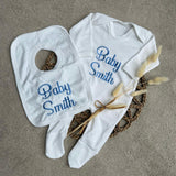 Perfect Little Thing Personalised Babygrow and Bib