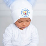 Boys Manchester City Pom Hat