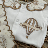 Baby's Beige Handmade Hot Air Balloon Outfit