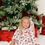 PRE-ORDER Personalised Girls’ Christmas Teddy Bear Nightdress