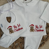 My 1st Christmas Teddy Bear Baby Set