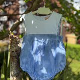 Baby Boys Gingham Summer Romper