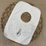 Peter Rabbit New Bib - White