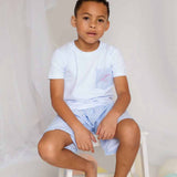 Perfect Little Thing Boys Blue Shorts and T-Shirt Set