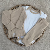 Baby’s Unisex Personalised Beige Premature 4 Piece