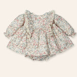 NEW SEASON MAC ilusion Girls Winter Flower Print Dress - 3 Months