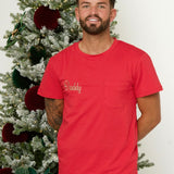 PRE-ORDER Personalised Daddy Christmas Teddy Bear Pyjama Set