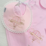 Baby Girls Pink Hot Air Balloon Set