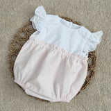 Girls Pink Summer Romper