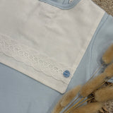 Personalised Baby Blue Romper - Classic Bib Romper