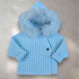 NEW SEASON Mac Ilusion Blue Faux Furr Jacket