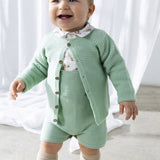 NEW SEASON Mac ilusion Unisex Mint green cardigan - 6 Months