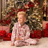 PRE-ORDER Boys Christmas Red Toile Print Pjs