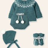 NEW SEASON Mac ilusion Boys Green knitted 4 Piece - 3 Months