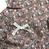 Girls Mac ilusion Vintage Flower Collar Shirt & Knickers