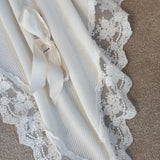 Baby’s Cream Lace Muslin