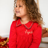 PRE-ORDER Girls Christmas Red & Tartan Nightie